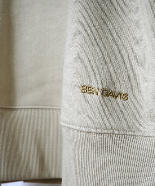 BEN DAVIS(ベンデイビス)の「BEN DAVIS LADIES DROP SHOULDER SWEAT/ベンデイビス ドロップショルダー スウェット(スウェット・レディース・グレー/レッド/ブラック/ベージュ・FREE)」の12枚目の写真