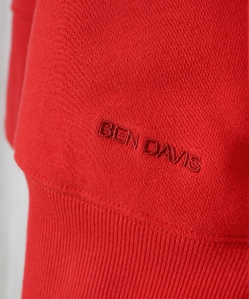 BEN DAVIS(ベンデイビス)の「BEN DAVIS LADIES DROP SHOULDER SWEAT/ベンデイビス ドロップショルダー スウェット(スウェット・レディース・グレー/レッド/ブラック/ベージュ・FREE)」の14枚目の写真