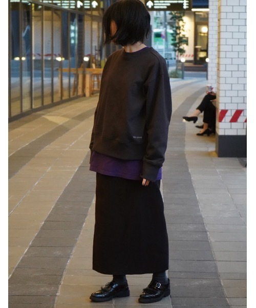 BEN DAVIS(ベンデイビス)の「BEN DAVIS LADIES DROP SHOULDER SWEAT/ベンデイビス ドロップショルダー スウェット(スウェット・レディース・グレー/レッド/ブラック/ベージュ・FREE)」の15枚目の写真