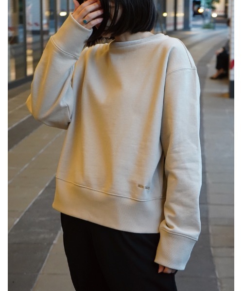 BEN DAVIS(ベンデイビス)の「BEN DAVIS LADIES DROP SHOULDER SWEAT/ベンデイビス ドロップショルダー スウェット(スウェット・レディース・グレー/レッド/ブラック/ベージュ・FREE)」の16枚目の写真