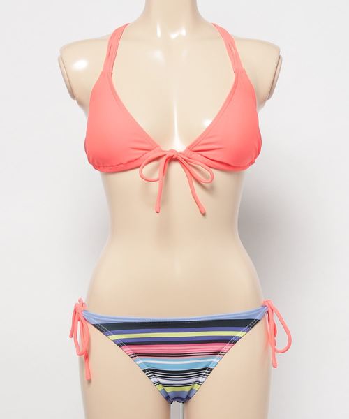極美品✨ エルメス　水着　ビキニ　上下セット　ピンク　ポーチ付き　高級感 水着セット 2点セット 花柄 ワイヤー ビキニ レディース 体型