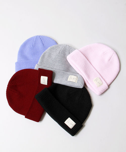 WEGO(ウィゴー)の「WEGO/カラーニットキャップ(ニットキャップ/ビーニー・メンズ・ブラック/杢グレー/ライトパープル/ライトピンク/ワイン・FREE)」の9枚目の写真