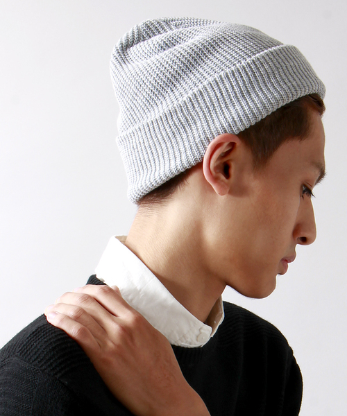 WEGO(ウィゴー)の「WEGO/カラーニットキャップ(ニットキャップ/ビーニー・メンズ・ブラック/杢グレー/ライトパープル/ライトピンク/ワイン・FREE)」の16枚目の写真