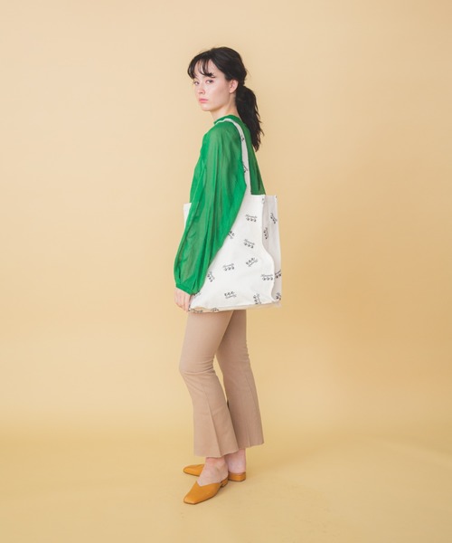 SMIR NASLI(サミールナスリ)の「【NO PANTIES】ノーパンティーズトートロマンティックトート キャンバスバック(トートバッグ・レディース・オフホワイト・フリー)」の4枚目の写真