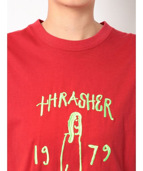 jouetie（ジュエティ）の「THRASHER 1979 BIG T（Tシャツ/カットソー・レディース・ブラック/レッド/オフホワイト・MEDIUM）」の18枚目の写真