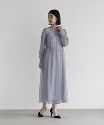 kaene | 幾何学チュールワンピース(ドレス)