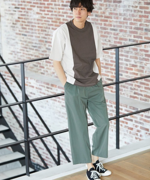 LAKOLE（ラコレ）の「TRワイドアンクルパンツ / LAKOLE（その他パンツ・メンズ・ダークグリーン/モカ/その他8/ブラック・SMALL/MEDIUM/LARGE）」の7枚目の写真