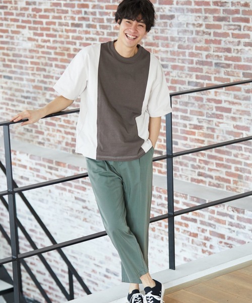 LAKOLE（ラコレ）の「TRワイドアンクルパンツ / LAKOLE（その他パンツ・メンズ・ダークグリーン/モカ/その他8/ブラック・SMALL/MEDIUM/LARGE）」の8枚目の写真
