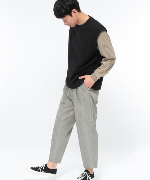 LAKOLE（ラコレ）の「TRワイドアンクルパンツ / LAKOLE（その他パンツ・メンズ・ダークグリーン/モカ/その他8/ブラック・SMALL/MEDIUM/LARGE）」の11枚目の写真