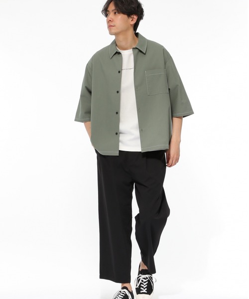 LAKOLE（ラコレ）の「TRワイドアンクルパンツ / LAKOLE（その他パンツ・メンズ・ダークグリーン/モカ/その他8/ブラック・SMALL/MEDIUM/LARGE）」の9枚目の写真