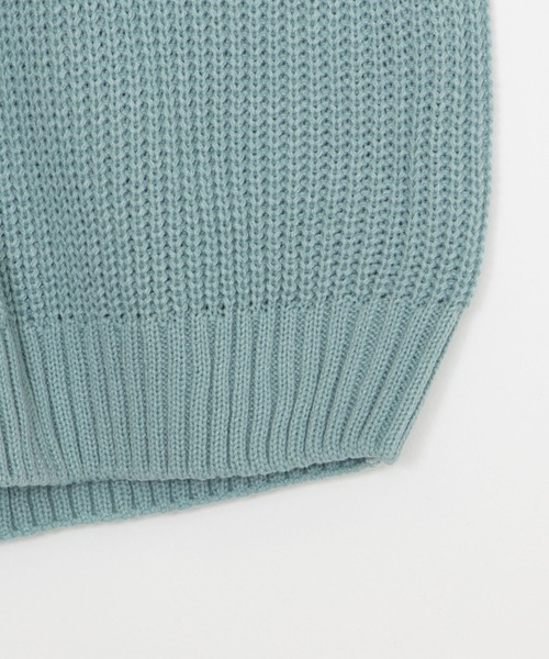 DING(ディング)の「DING/ドロップショルダーニットカーディガン(カーディガン/ボレロ・レディース・ブルー/グリーン/ベージュ・FREE)」の11枚目の写真