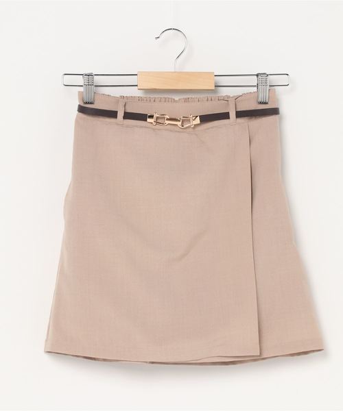 WEGO（ウィゴー）の「WEGO/【セットアップ対応商品】【２点セット】リネンタッチベルト付きラップスカパン（スカート・レディース・ライトピンク/オフホワイト/ベージュ・FREE）」の11枚目の写真