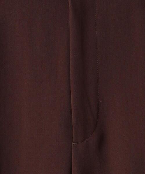 BEAUTY&YOUTH UNITED ARROWS(ビューティーアンドユースユナイテッドアローズ)の「BY∴ ポリエステルツイルフレアパンツ ◆(その他パンツ・レディース・ブラック/オリーブ/ダークブラウン・MEDIUM/SMALL/LARGE)」の6枚目の写真