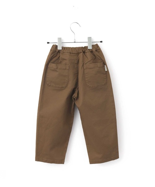 MAKE YOUR DAY（メイクユアデイ）の「ストレッチツイル裾ボタンテーパードパンツ■80～140cm（その他パンツ・キッズ・チャコールグレー/ブラウン/イエロー/ダークブルー・90/100/110/120/80/130/140）」の6枚目の写真