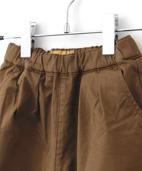 MAKE YOUR DAY（メイクユアデイ）の「ストレッチツイル裾ボタンテーパードパンツ■80～140cm（その他パンツ・キッズ・チャコールグレー/ブラウン/イエロー/ダークブルー・90/100/110/120/80/130/140）」の9枚目の写真