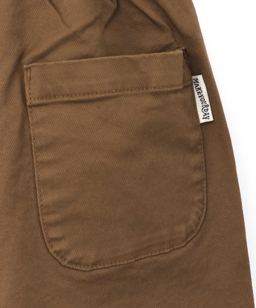 MAKE YOUR DAY（メイクユアデイ）の「ストレッチツイル裾ボタンテーパードパンツ■80～140cm（その他パンツ・キッズ・チャコールグレー/ブラウン/イエロー/ダークブルー・90/100/110/120/80/130/140）」の10枚目の写真