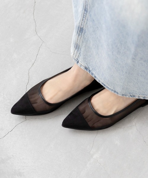 menue（メヌエ）の「【ふわっと軽い エアスイート】 走れるパンプス フラットヒール パンプス - 新色追加 -（パンプス・レディース・ブラック系その他2/ブラック系その他3/ブラウン系その他/ブラック/レオパード/ラベンダー/ブラック系その他/ボルドー/パイソン/ベージュ系その他/グレイッシュベージュ/その他/ライトグリーン/アッシュグレー/ブラック系その他5/グレー/ブルーグレー/アイボリー/ゼブラ/ベージュ系その他3/ベージュ系その他4/ホワイト系その他/ブラック系その他6/ベージュ系その他2/グレイッシュブルー/ブラック系その他4/ブラック系その他7/ベージュ系その他5/グレー系その他/ホワイト系その他2/イエロー/ホワイト系その他3/ブラウン/ブラウン系その他2/その他1/グリーン/パープル/ダークベージュ/ブラック系/ネイビー/オフホワイト/ライトグレー/ベージュ系/その他2/ライトブルー/ベージュ系その他6/ベージュ系その他7/オリーブ/ベージュ系1/ベージュ系2/ゴールド/シルバー/ブラック系2/ブラック系1/グレー系/グレー系その他2/ダークグレー/ブラック系3/ブラウン系その他3/ブラック系4/ブラック系5/シルバー系その他/ブラック系6・22.0cm/21.5cm/25.0cm/24.5cm/23.5cm/23.0cm/26.0cm/22.5cm/24.0cm/26.5cm/25.5cm/21.0cm）」の21枚目の写真