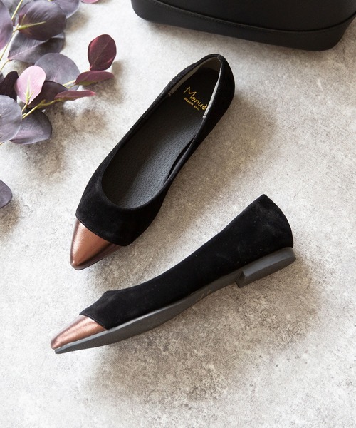 menue（メヌエ）の「【ふわっと軽い エアスイート】 走れるパンプス フラットヒール パンプス - 新色追加 -（パンプス・レディース・ブラック系その他2/ブラック系その他3/ブラウン系その他/ブラック/レオパード/ラベンダー/ブラック系その他/ボルドー/パイソン/ベージュ系その他/グレイッシュベージュ/その他/ライトグリーン/アッシュグレー/ブラック系その他5/グレー/ブルーグレー/アイボリー/ゼブラ/ベージュ系その他3/ベージュ系その他4/ホワイト系その他/ブラック系その他6/ベージュ系その他2/グレイッシュブルー/ブラック系その他4/ブラック系その他7/ベージュ系その他5/グレー系その他/ホワイト系その他2/イエロー/ホワイト系その他3/ブラウン/ブラウン系その他2/その他1/グリーン/パープル/ダークベージュ/ブラック系/ネイビー/オフホワイト/ライトグレー/ベージュ系/その他2/ライトブルー/ベージュ系その他6/ベージュ系その他7/オリーブ/ベージュ系1/ベージュ系2/ゴールド/シルバー/ブラック系2/ブラック系1/グレー系/グレー系その他2/ダークグレー/ブラック系3/ブラウン系その他3/ブラック系4/ブラック系5/シルバー系その他/ブラック系6・22.0cm/21.5cm/25.0cm/24.5cm/23.5cm/23.0cm/26.0cm/22.5cm/24.0cm/26.5cm/25.5cm/21.0cm）」の11枚目の写真