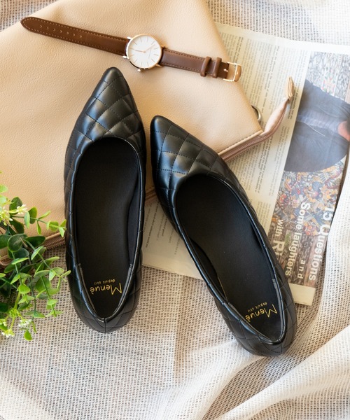 menue（メヌエ）の「【ふわっと軽い エアスイート】 走れるパンプス フラットヒール パンプス - 新色追加 -（パンプス・レディース・ブラック系その他2/ブラック系その他3/ブラウン系その他/ブラック/レオパード/ラベンダー/ブラック系その他/ボルドー/パイソン/ベージュ系その他/グレイッシュベージュ/その他/ライトグリーン/アッシュグレー/ブラック系その他5/グレー/ブルーグレー/アイボリー/ゼブラ/ベージュ系その他3/ベージュ系その他4/ホワイト系その他/ブラック系その他6/ベージュ系その他2/グレイッシュブルー/ブラック系その他4/ブラック系その他7/ベージュ系その他5/グレー系その他/ホワイト系その他2/イエロー/ホワイト系その他3/ブラウン/ブラウン系その他2/その他1/グリーン/パープル/ダークベージュ/ブラック系/ネイビー/オフホワイト/ライトグレー/ベージュ系/その他2/ライトブルー/ベージュ系その他6/ベージュ系その他7/オリーブ/ベージュ系1/ベージュ系2/ゴールド/シルバー/ブラック系2/ブラック系1/グレー系/グレー系その他2/ダークグレー/ブラック系3/ブラウン系その他3/ブラック系4/ブラック系5/シルバー系その他/ブラック系6・22.0cm/21.5cm/25.0cm/24.5cm/23.5cm/23.0cm/26.0cm/22.5cm/24.0cm/26.5cm/25.5cm/21.0cm）」の13枚目の写真