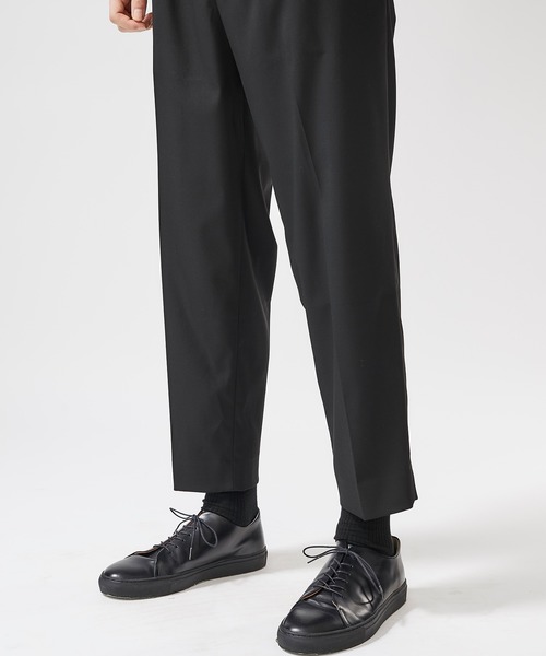 STUDIOUS(ステュディオス)の「【STUDIOUS】ドレスティアワイドテーパードスラックス(スラックス・メンズ・ブラック/チャコールグレー・1/2/3)」の9枚目の写真