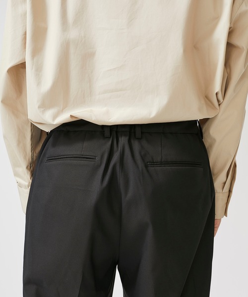 STUDIOUS(ステュディオス)の「【STUDIOUS】ドレスティアワイドテーパードスラックス(スラックス・メンズ・ブラック/チャコールグレー・1/2/3)」の10枚目の写真
