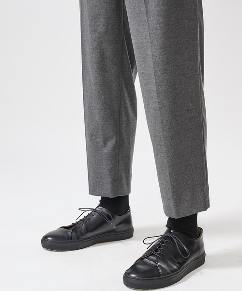 STUDIOUS(ステュディオス)の「【STUDIOUS】ドレスティアワイドテーパードスラックス(スラックス・メンズ・ブラック/チャコールグレー・1/2/3)」の15枚目の写真