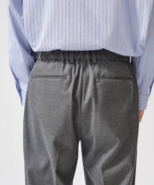 STUDIOUS(ステュディオス)の「【STUDIOUS】ドレスティアワイドテーパードスラックス(スラックス・メンズ・ブラック/チャコールグレー・1/2/3)」の16枚目の写真