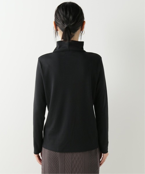 B.C STOCK(ベーセーストック)の「スムースハイネックロングTシャツ(Tシャツ/カットソー・レディース・ホワイト/ライトグレー/ブラック・FREE)」の14枚目の写真