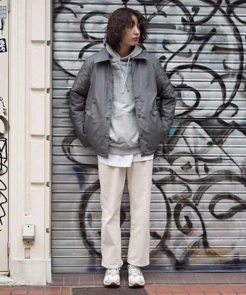 roial(ロイアル)の「DOWN JACKET/roial ロイアル トップス アウター ナイロンジャケット コーチジャケット(ダウンジャケット/コート・メンズ・グレー系その他/ベージュ系その他2・MEDIUM/LARGE)」の16枚目の写真