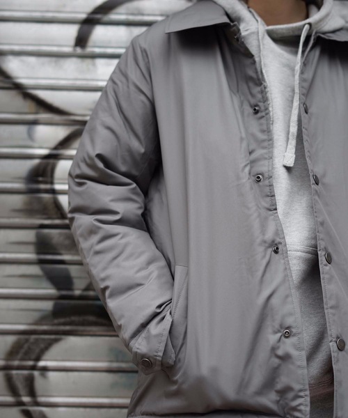 roial(ロイアル)の「DOWN JACKET/roial ロイアル トップス アウター ナイロンジャケット コーチジャケット(ダウンジャケット/コート・メンズ・グレー系その他/ベージュ系その他2・MEDIUM/LARGE)」の14枚目の写真