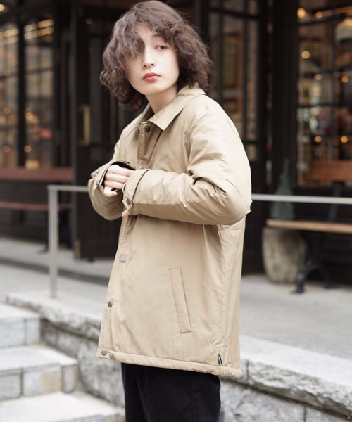 roial(ロイアル)の「DOWN JACKET/roial ロイアル トップス アウター ナイロンジャケット コーチジャケット(ダウンジャケット/コート・メンズ・グレー系その他/ベージュ系その他2・MEDIUM/LARGE)」の8枚目の写真