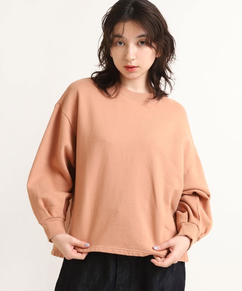 RNA-N(アールエヌエーエヌ)の「M1558 スリットデザイン裏毛プルオーバー(スウェット・レディース・キナリ/スモークピンク/グレー/グリーン・MEDIUM)」の15枚目の写真