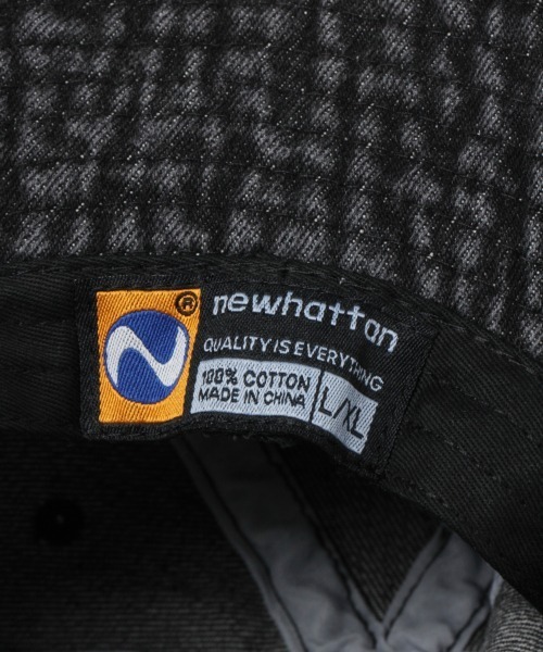 newhattan（ニューハッタン）の「【NEWHATTAN/ニューハッタン】＜ユニセックス＞デニムメトロハット/934591（ハット・メンズ・ブラック/ネイビー/ブルー系その他・FREE）」の8枚目の写真