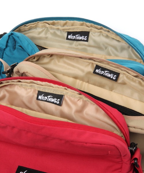 studio CLIP（スタディオクリップ）の「<WILDTHINGS> 別注ショルダーバッグ（ショルダーバッグ・レディース・ベージュ/サックスブルー/ブラック/レッド・FREE）」の8枚目の写真