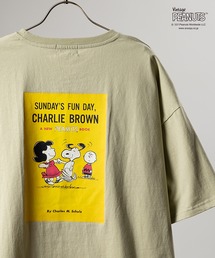 PEANUTS（ピーナッツ）の「【PEANUTS/ピーナッツ】SNOOPYスヌーピー/オーバーサイズクルーネックプリントTシャツ（Tシャツ/カットソー・メンズ）」