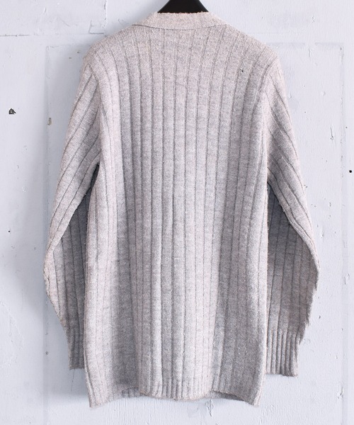 J.C.PENNEY(ジェーシーペニー)の「【ヴィンテージ古着】80's J.C.Penney/ジェーシーペニー ニット カーディガン(カーディガン/ボレロ・メンズ・グレー・MEDIUM)」の3枚目の写真