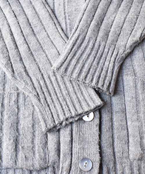 J.C.PENNEY(ジェーシーペニー)の「【ヴィンテージ古着】80's J.C.Penney/ジェーシーペニー ニット カーディガン(カーディガン/ボレロ・メンズ・グレー・MEDIUM)」の4枚目の写真