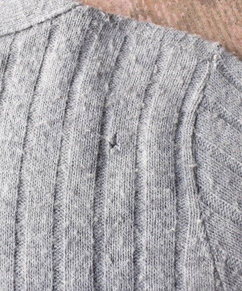 J.C.PENNEY(ジェーシーペニー)の「【ヴィンテージ古着】80's J.C.Penney/ジェーシーペニー ニット カーディガン(カーディガン/ボレロ・メンズ・グレー・MEDIUM)」の5枚目の写真