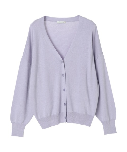 earth music&ecology(アースミュージックアンドエコロジー)の「【WEB限定】Vネックニットカーディガン *(カーディガン/ボレロ・レディース・ブラック/ネイビー/ブラウン/レッド/オフホワイト/サックスブルー/ピンク/ターコイズブルー/ブルー/グリーン/ミント/マスタード/ラベンダー/ピンクベージュ/オレンジ系その他/その他8/ロイヤルブルー/ライトベージュ/チェリーレッド/ライトグレー系1/ライトグレー系2・SMALL/MEDIUM)」の15枚目の写真