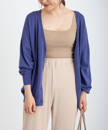 earth music&ecology | 【WEB限定】Vネックニットカーディガン ＊(カーディガン/ボレロ)