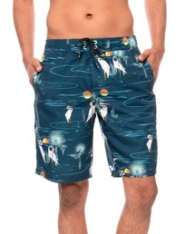 BILLABONG（ビラボン）の「BILLABONG メンズ 【LAY BACKS】 SUNDAYS OG ボードショーツ/サーフトランクス【2021年春夏モデル】/ビラボン総柄ウエストゴム水着（水着）」