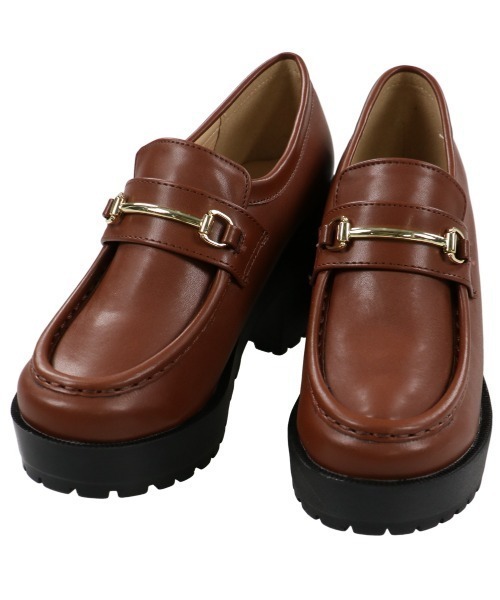 SPINNS(スピンズ)の「ビットヒールローファー(ローファー・レディース・ブラウン/ブラック・M/LL/L)」の2枚目の写真