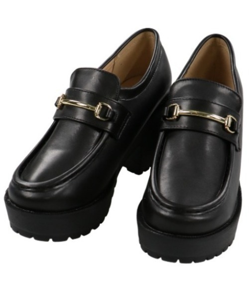 SPINNS(スピンズ)の「ビットヒールローファー(ローファー・レディース・ブラウン/ブラック・M/LL/L)」の1枚目の写真