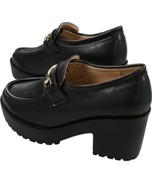 SPINNS(スピンズ)の「ビットヒールローファー(ローファー・レディース・ブラウン/ブラック・M/LL/L)」の3枚目の写真