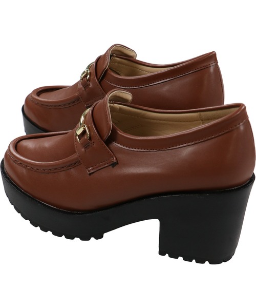 SPINNS(スピンズ)の「ビットヒールローファー(ローファー・レディース・ブラウン/ブラック・M/LL/L)」の4枚目の写真