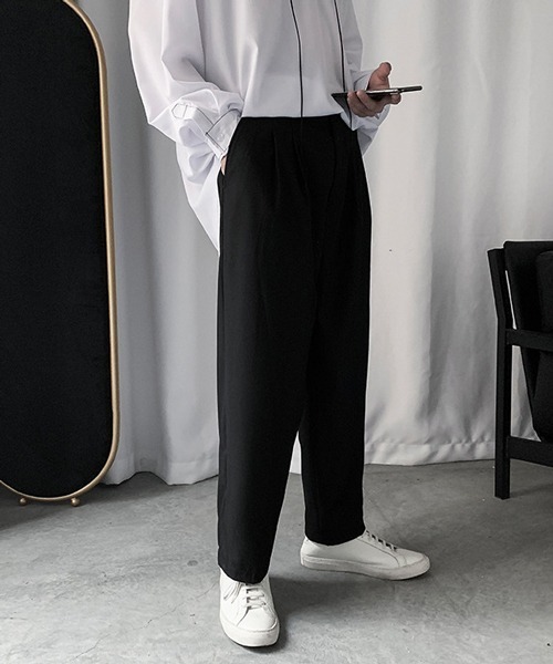 Mimma/Mimaa(ミマ)の「【Mimma/Mimaa】リラックススラックスパンツ(スラックス・メンズ・ブラック/ベージュ/グレー/アイボリー・FREE)」の17枚目の写真