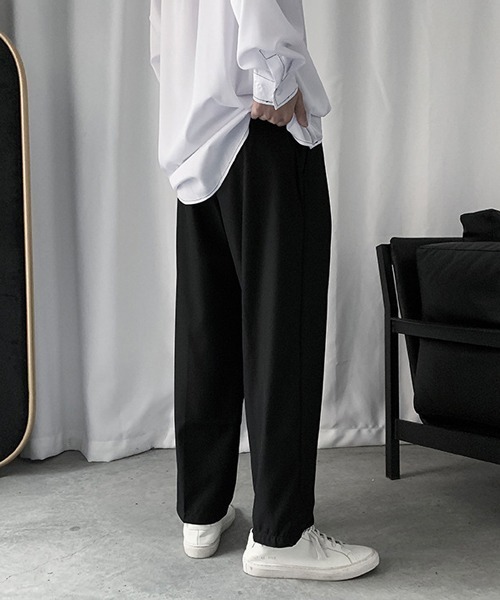 Mimma/Mimaa(ミマ)の「【Mimma/Mimaa】リラックススラックスパンツ(スラックス・メンズ・ブラック/ベージュ/グレー/アイボリー・FREE)」の12枚目の写真