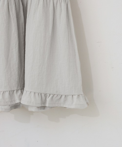 LOWRYS FARM（ローリーズファーム）の「ティアードワンピースＳＳ　939976（ワンピース・キッズ・アイボリー/ブラック/ブラウン・120cm/110cm/130cm）」の7枚目の写真