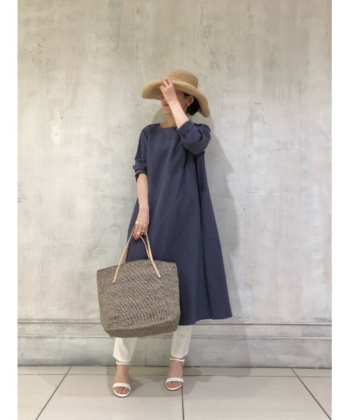 BEARDSLEY（ビアズリー）の「《Sans Arcidet》ラフィアハット（ハット・レディース・ベージュ/ネイビー・FREE）」の6枚目の写真