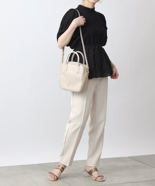 COLONY 2139（コロニートゥーワンスリーナイン）の「【WEB・一部店舗限定】コットンガーゼボリューム袖ブラウス（シャツ/ブラウス・レディース・ブラック/オフホワイト・FREE）」の18枚目の写真